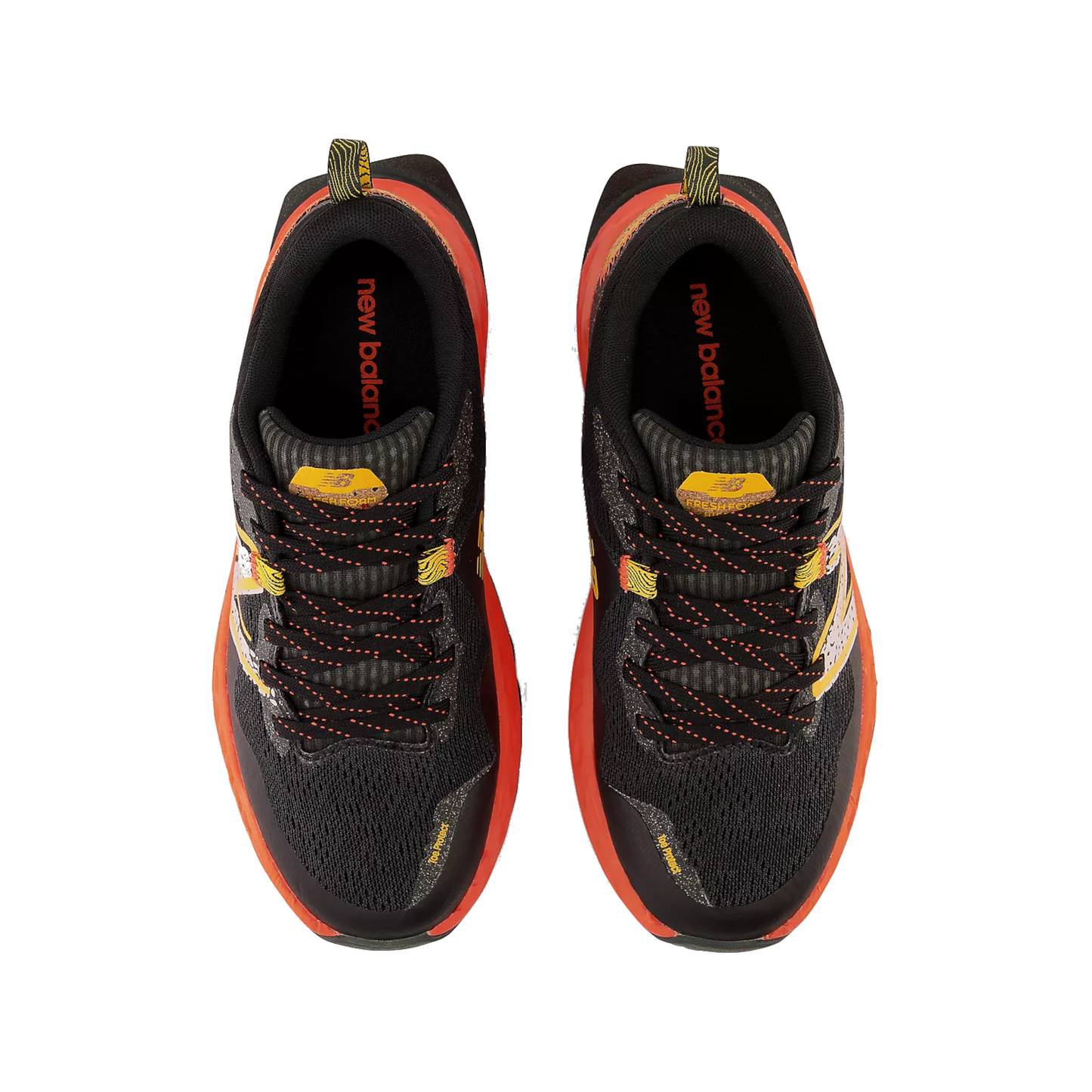 Kids' Fresh Foam Hierro v7 Black/Neon dragonfly/Hot marigold (GPHIERX7)