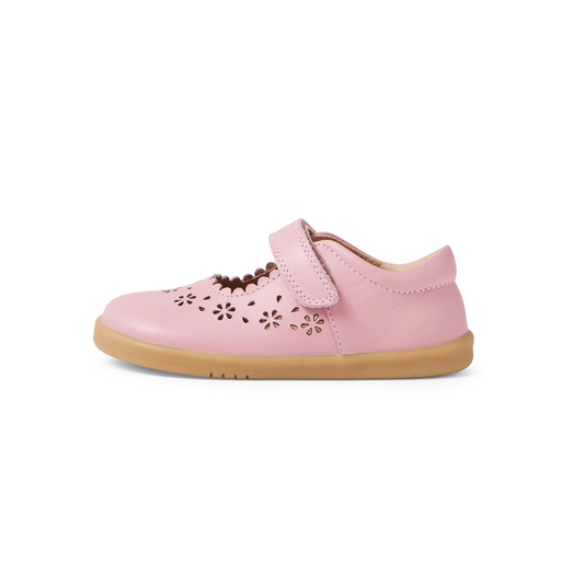 Bobux kid's pink leather shoe