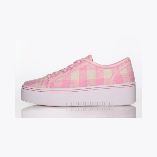 Lizzie Soft Pink Check