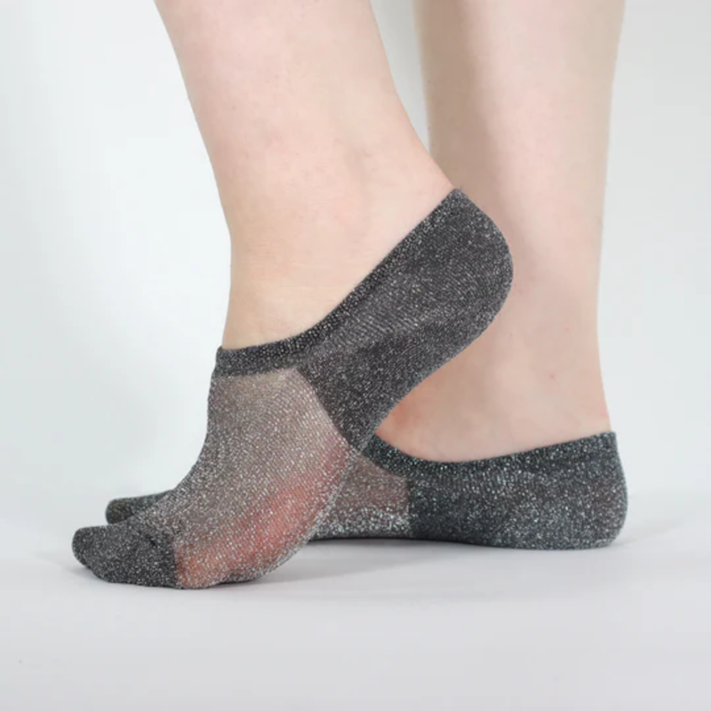 Twinkle Toes Sock Dark Silver